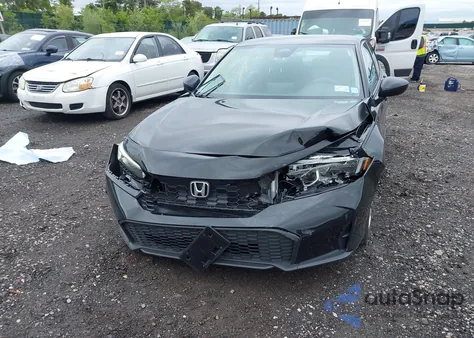 2025 Honda Civic Lx из США, поврежденный, VIN 2HGFE2F24SH546803